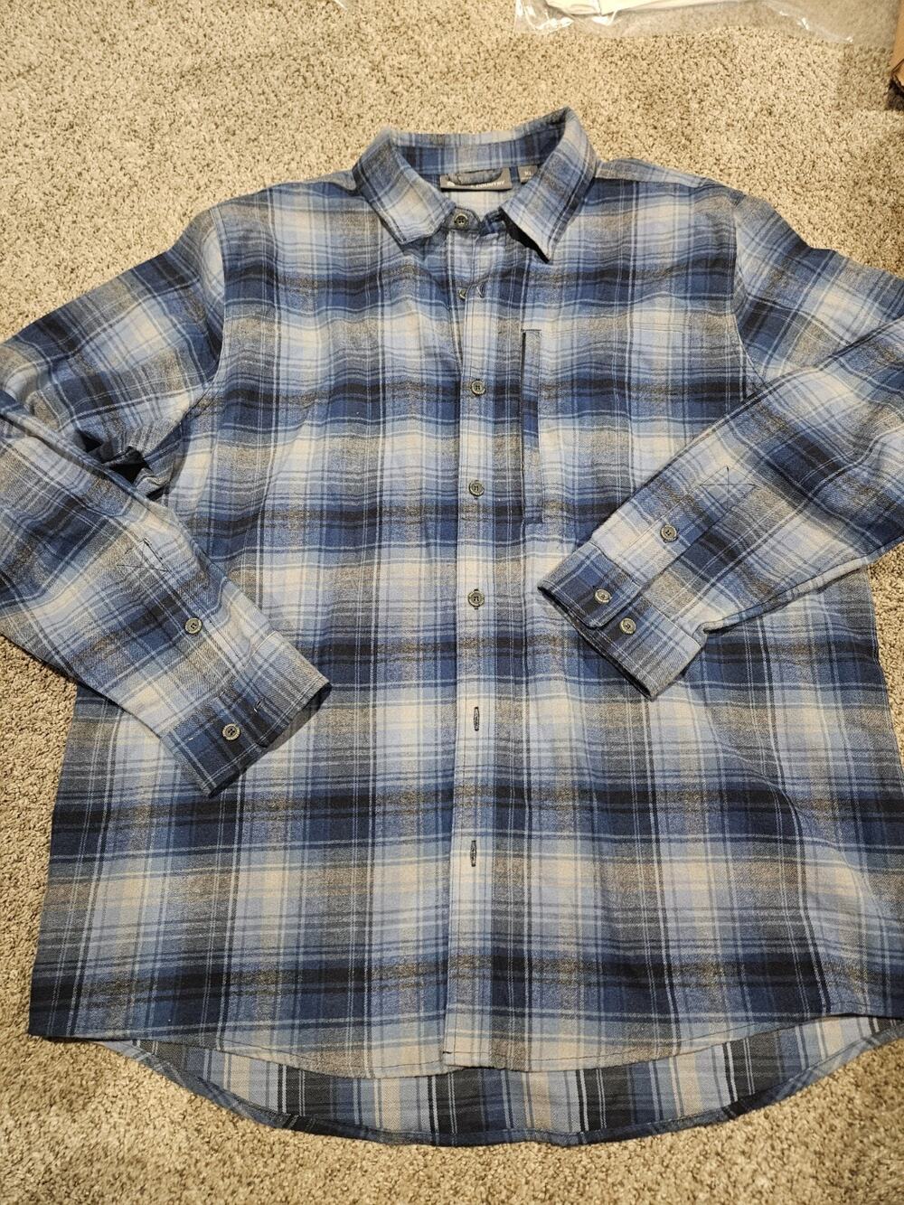 Sz xl free country mens long sleeve flannel shirt